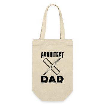 Architecture Papa - Gift Bag for Bottles - nature - Front