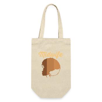 Midwife - Gift Bag for Bottles - nature - Front