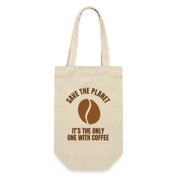 Mais d’abord Chemise de café Lustig Kaffee - Sac à bouteille - nature - Devant