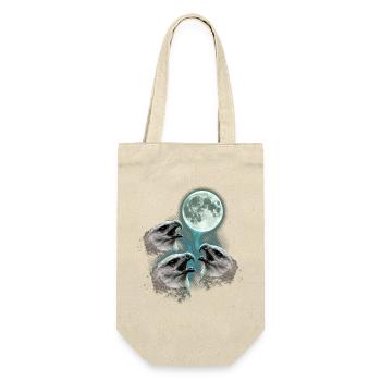Harpy eagles howling at the moon - Gift Bag for Bottles - nature - Front