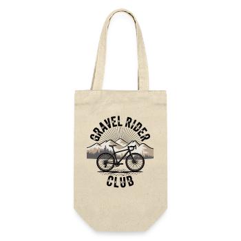 Gravel Bike Shirt Berge Outdoor Fahrrad - Geschenkbeutel für Flaschen - Natur - Vorne