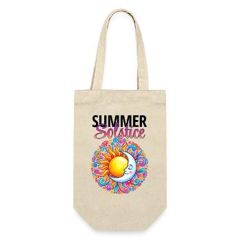Litha Pagan: Sommersonnenwende, Mittsommer, Mittsommer, Mittsommer. - Geschenkbeutel für Flaschen - Natur - Vorne