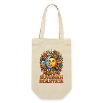 Litha Pagan: Sommersonnenwende, Mittsommer, Mittsommer, Mittsommer. - Geschenkbeutel für Flaschen - Natur - Vorne