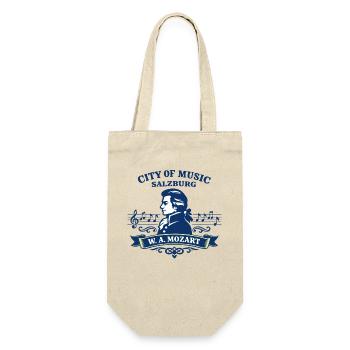 Salzburg Mozart City of Music Austria - Gift Bag for Bottles - nature - Front