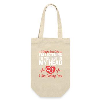 Medical Programmer Medical Coder - Gift Bag for Bottles - nature - Front