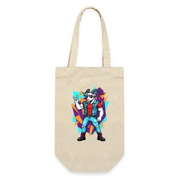 Heavy Metal Rocker Bock Guitar Rock Music - Gift Bag for Bottles - nature - Front