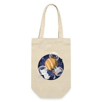 Kawaii Space Cats Jupiter Shirt - Gift Bag for Bottles - nature - Front