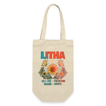 Litha Pagan: Sommersonnenwende, Mittsommer, Mittsommer, Mittsommer. - Geschenkbeutel für Flaschen - Natur - Vorne