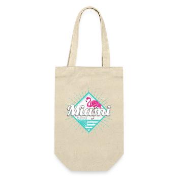 Miami in Florida United States with Flamingo - Gift Bag for Bottles - nature - Front