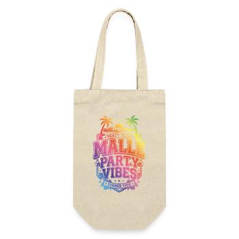 Malle Party Vibes - Geschenkbeutel für Flaschen - Natur - Vorne