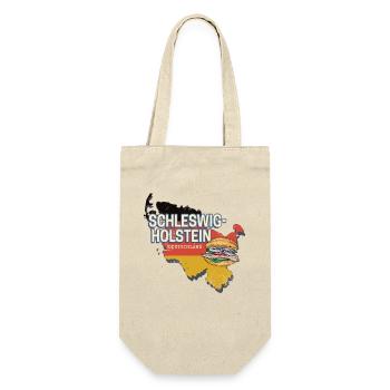 Schleswig-Holstein Deutschland Bundesland Souvenir - Geschenkbeutel für Flaschen - Natur - Vorne