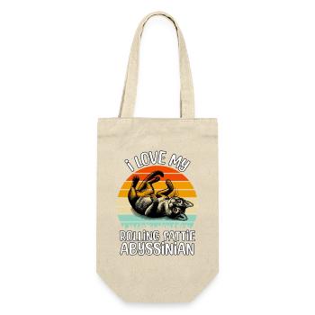 Funny Abyssinian Cat - Gift Bag for Bottles - nature - Front