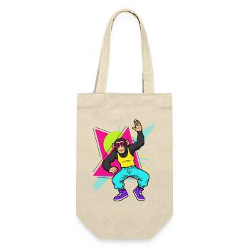 Heavy Metal Rocker Chimpanzee Monkey Rock Music - Gift Bag for Bottles - nature - Front