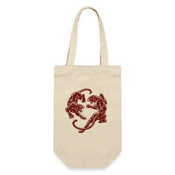 Circle of the Panthers – Shadow Fight - Gift Bag for Bottles - nature - Front