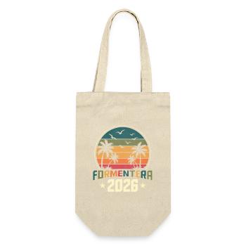 Formentera 2026 - Gift Bag for Bottles - nature - Front