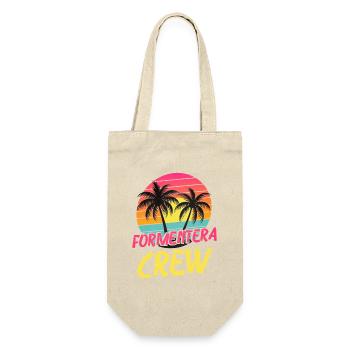 Formentera Crew - Gift Bag for Bottles - nature - Front