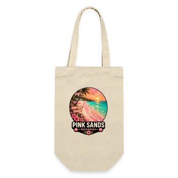 Pink Sands, Bahamas, plage des Caraïbes, vacances de soleil - Sac à bouteille - nature - Devant