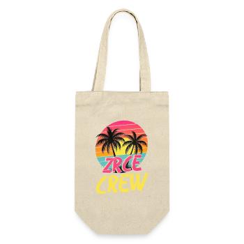 Zrce Party Crew - Geschenkbeutel für Flaschen - Natur - Vorne