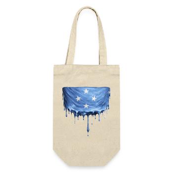 Drapeau dégoulinant de Micronésie - Sac à bouteille - nature - Devant