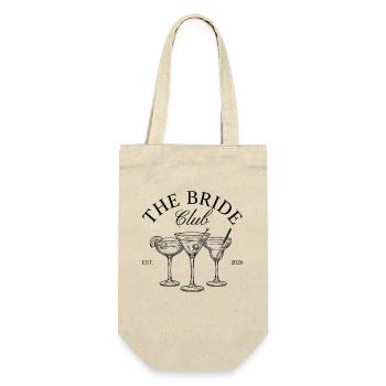 Chemise du club de mariée Cocktail de soirée JGA - Sac à bouteille - nature - Devant