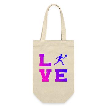 Padel doubles fans and padel rules go together - Gift Bag for Bottles - nature - Front