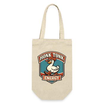 Honk Tonk Energy - Geschenkbeutel für Flaschen - Natur - Vorne