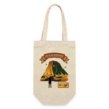 Life is an adventure Mountain landscape - Gift Bag for Bottles - nature - Front