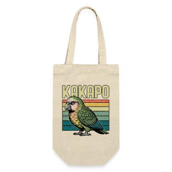 New Zealand Kakapo Parrot Papagei Retro - Gift Bag for Bottles - nature - Front