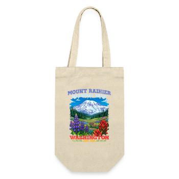 Mount Rainier National Park Washington - Geschenkbeutel für Flaschen - Natur - Vorne