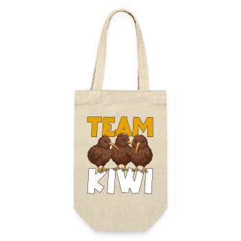 Équipe Kiwi Oiseau Kiwi Animal Mignon Kiwi Néo-Zélandais - Sac à bouteille - nature - Devant