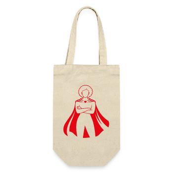 Social Worker Quote Hero Social Work - Geschenkbeutel für Flaschen - Natur - Vorne