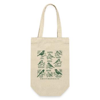 Ornithophilie Vogelarten Ornithologie Vogel - Geschenkbeutel für Flaschen - Natur - Vorne