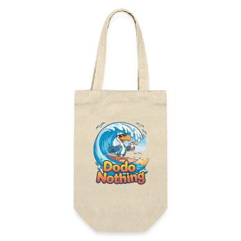 Dodo Surfer sur une vague tropicale - Sac à bouteille - nature - Devant