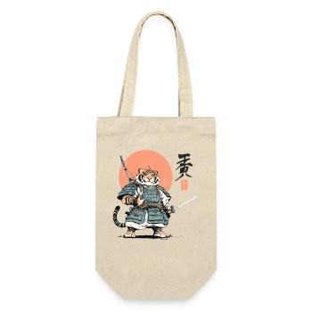Tiger Samurai Armor Katana - Gift Bag for Bottles - nature - Front