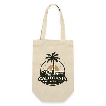 California Slow Mode - Geschenkbeutel für Flaschen - Natur - Vorne