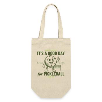 Joueur drôle de pickleball C’est une bonne journée Jeu - Sac à bouteille - nature - Devant