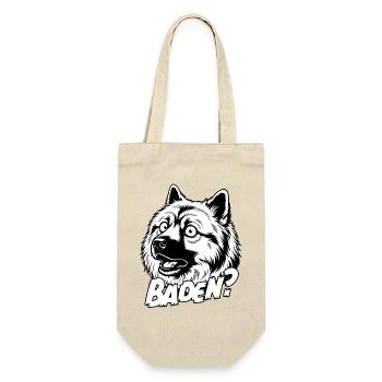 Eurasier | Swimming ? | Background White - Gift Bag for Bottles - nature - Front
