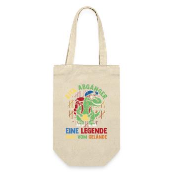 Kita Abgänger Eine Legende Verlässt Das Gelände - Geschenkbeutel für Flaschen - Natur - Vorne