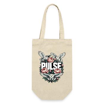 PULSE Owls and Peonies Nature Motif - Gift Bag for Bottles - nature - Front