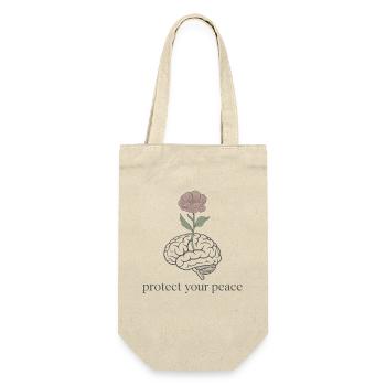 Brain Flower : Protéger la paix - Sac à bouteille - nature - Devant