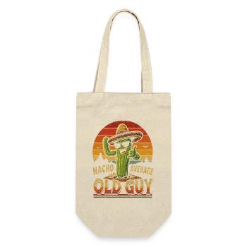 Nacho Average Old Guy Cactus Shirt - Gift Bag for Bottles - nature - Front