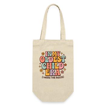 Daughter Family Humor In My Oldest Child Era - Gift Bag for Bottles - nature - Front