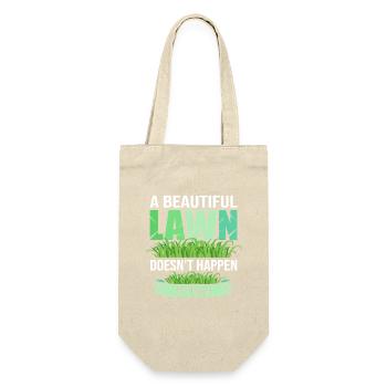 Landschaftsgärtner Gärtnerei Garten Gärtner - Geschenkbeutel für Flaschen - Natur - Vorne