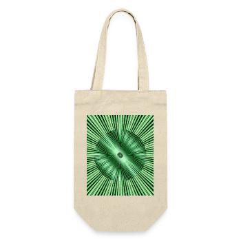 Green Ray Circle Optics - Gift Bag for Bottles - nature - Front