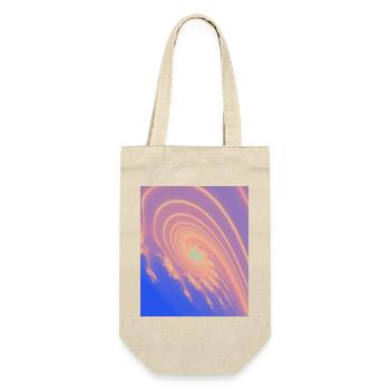 Pastel Spiral Rainbow Swirl - Gift Bag for Bottles - nature - Front