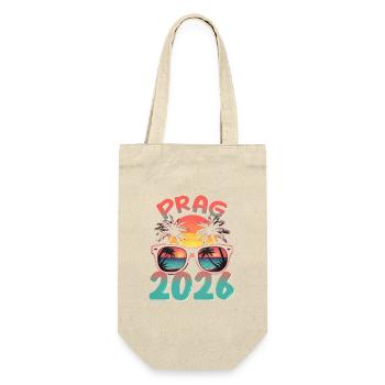Prague 2026 - Gift Bag for Bottles - nature - Front