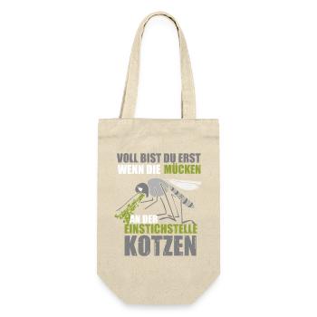 You're only full when the mosquitoes puke - Gift Bag for Bottles - nature - Front