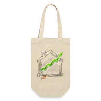 Real Estate Agent Broker - Gift Bag for Bottles - nature - Front
