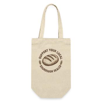 Baking Baker Baker Sourdough Bread Gift Idea - Gift Bag for Bottles - nature - Front