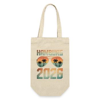 Hamburg 2026 - Gift Bag for Bottles - nature - Front